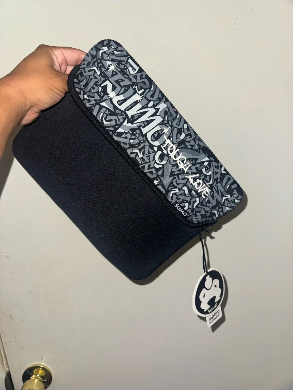 Black Laptop Sleeve - Protective Neoprene Case